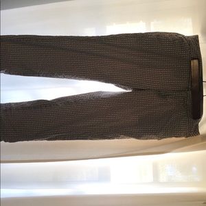 Tan and navy banana republic work pants